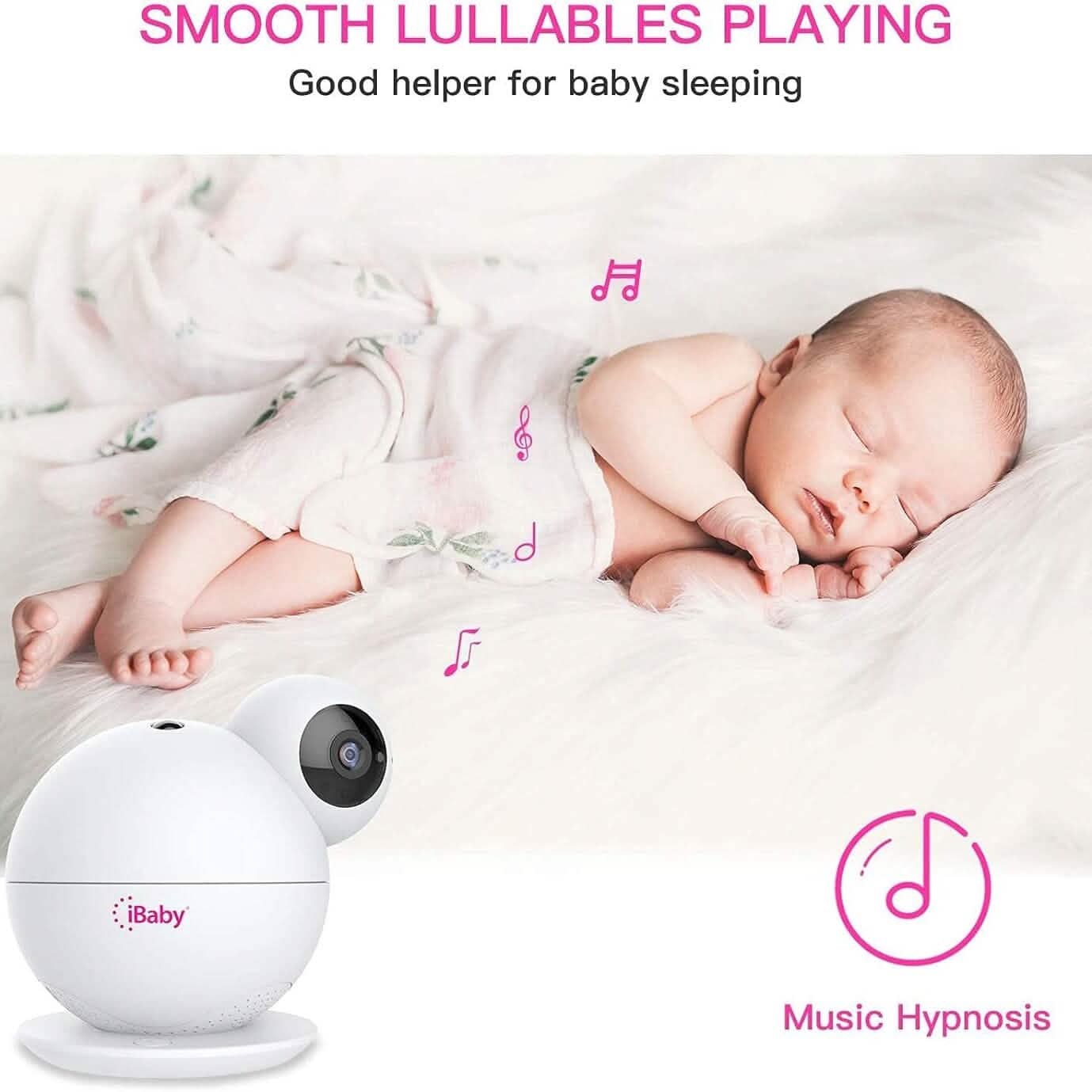 iBaby M8 2K Smart Baby Monitor, 355° Pan 110° Tilt and 2-Way Talk Smart Home & Security - DailySale
