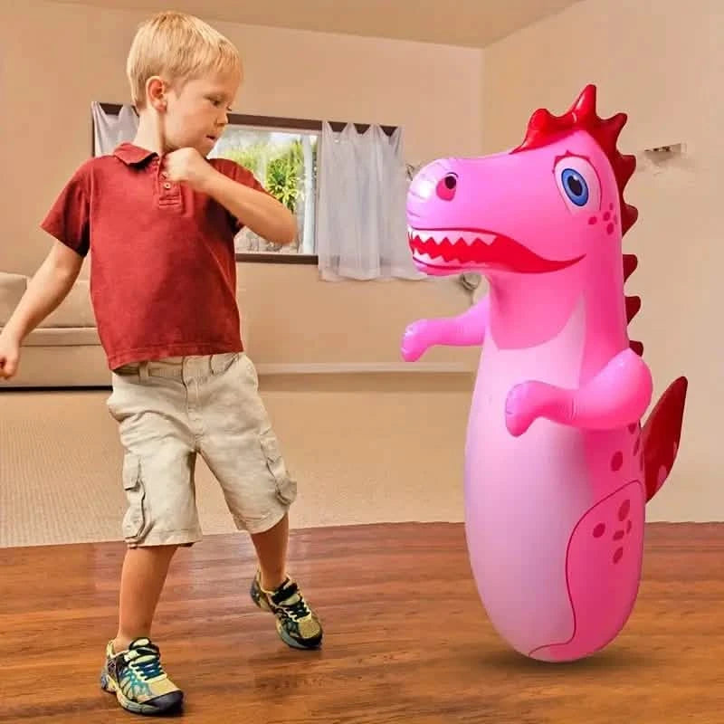 Inflatable T-Rex Punching Bag with Rebound Action Toys & Games - DailySale