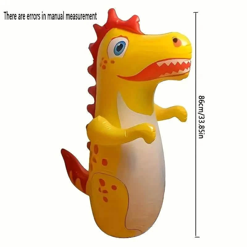 Inflatable T-Rex Punching Bag with Rebound Action Toys & Games - DailySale