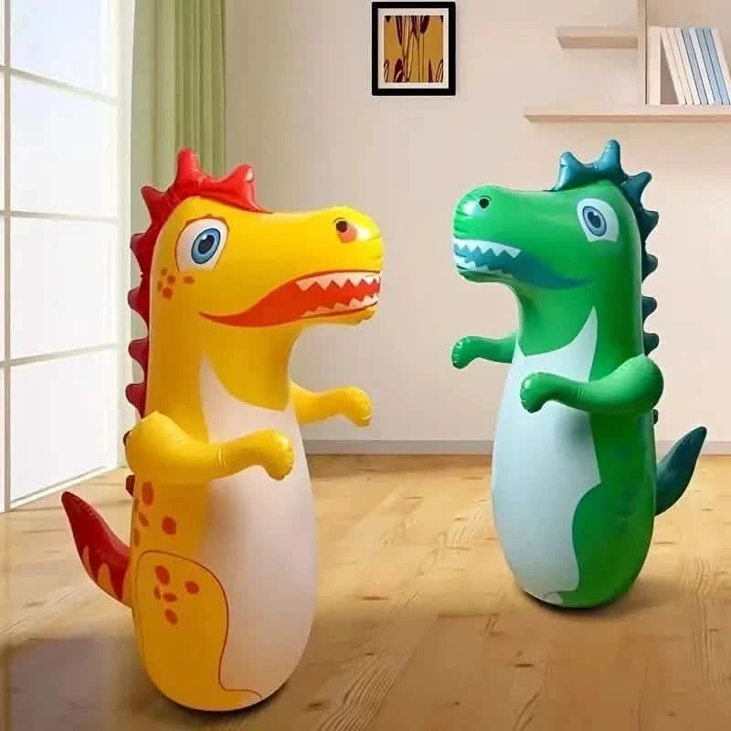 Inflatable T-Rex Punching Bag with Rebound Action Toys & Games - DailySale