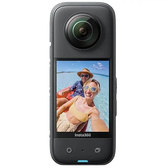 Insta360 X3 64GB Vlog Kit - 360 Action Camera with 5.7K 360, 4K Single-Lens Camera, Waterproof (Refurbished) Cameras & Drones - DailySale