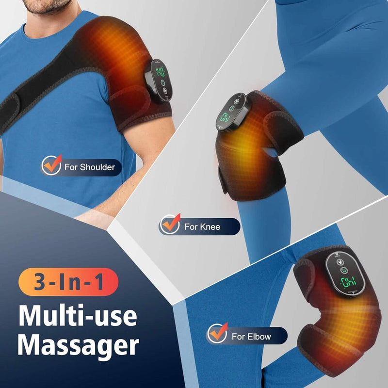 Intelligent Heat Therapy Cordless Knee Brace Wrap Wellness - DailySale