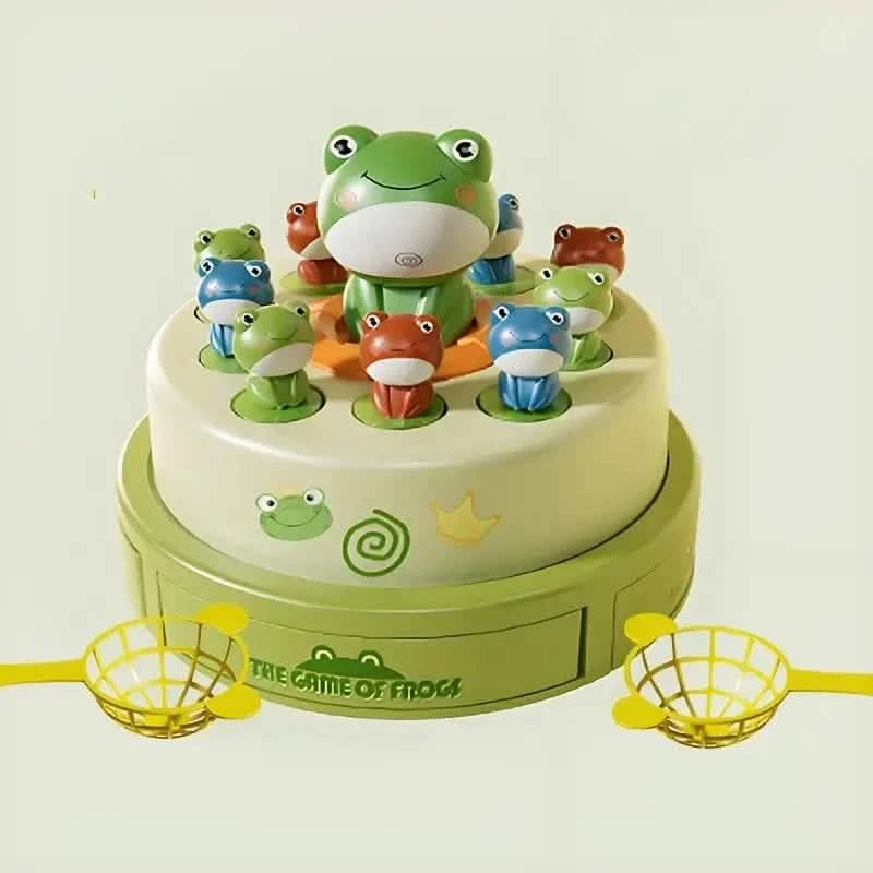 Interactive Electric Bouncing Frog Turntable Toy - Educational Desktop Game for Boys & Girls Toys & Games - DailySale