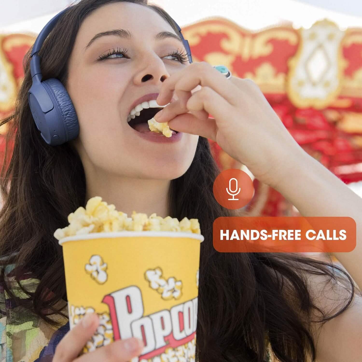 JBL Tune 510BT: Wireless On-Ear Headphones with Purebass Sound - Black Headphones - DailySale