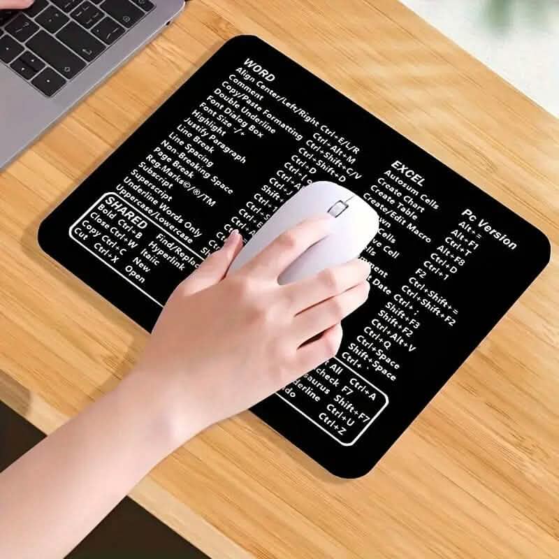 Keyboard Shortcuts Mouse Pad for Microsoft Word and Excel (PC Windows) Computer Accessories - DailySale