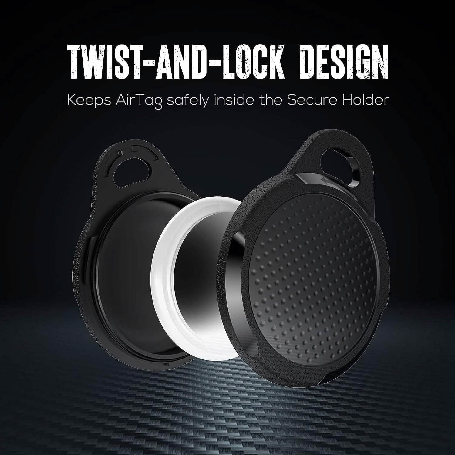 Keychain Holder Compatible with Apple AirTags Mobile Accessories - DailySale