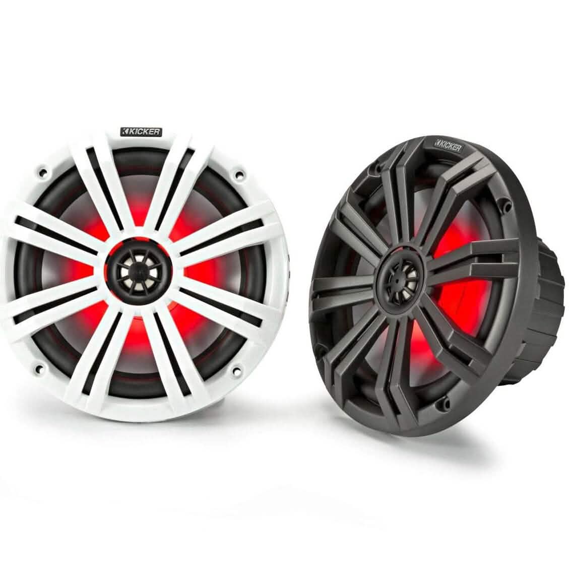 Kicker Pair 45KM84L 8" 600 Watt Marine Boat Waterproof Speakers (Refurbished) Speakers - DailySale