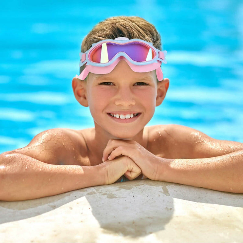 Kids Swim Goggles with Ear Plugs UV Protection Anti-Fog Leak Proof Sports & Outdoors - DailySale