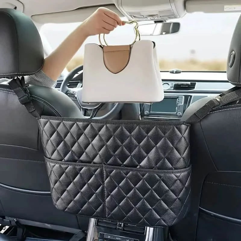 Large Capacity Car Seat Back Organizer with Storage Bag Automotive - DailySale
