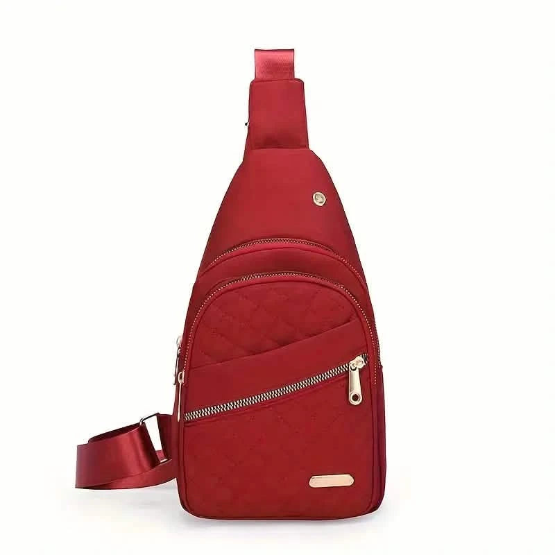 Large Capacity Chest Bag for Women Bags & Travel Burgundy - DailySale