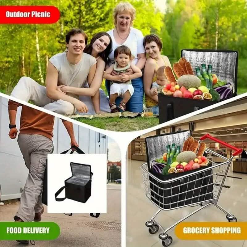 Large Capacity Insulated Food Cooler Bag Bags & Travel - DailySale