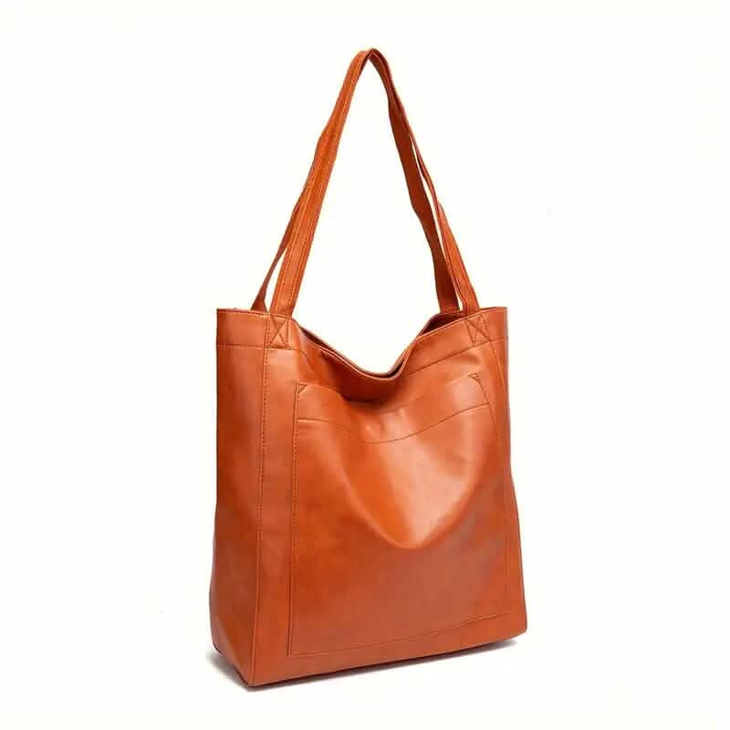 Large Capacity Soft Leather Handbags for Women Bags & Travel Brown - DailySale