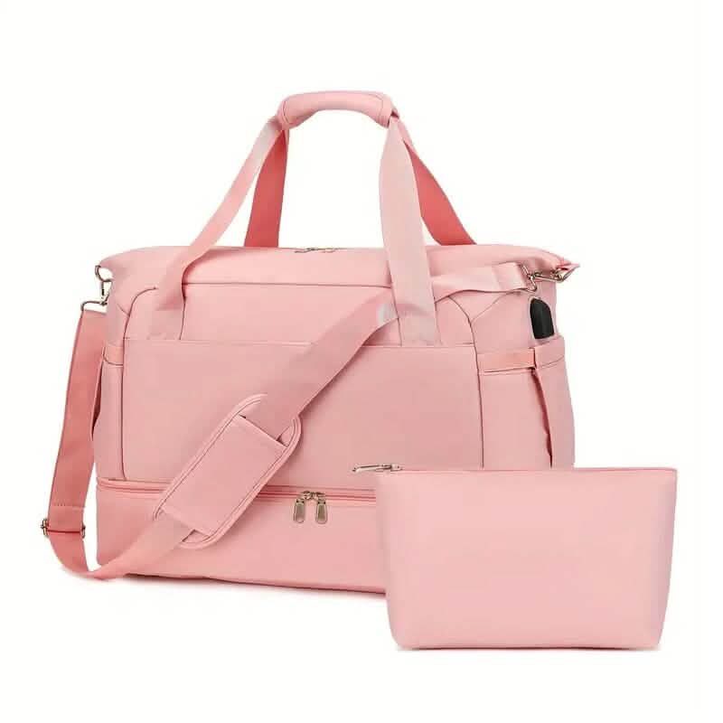 Large Capacity Women's Travel Duffel Bag Bags & Travel Pink - DailySale