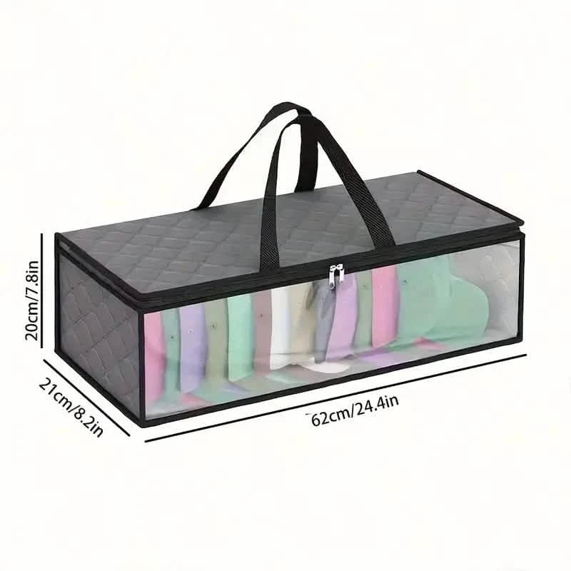 Large Under Bed Storage Bag with Zips Closet & Storage - DailySale