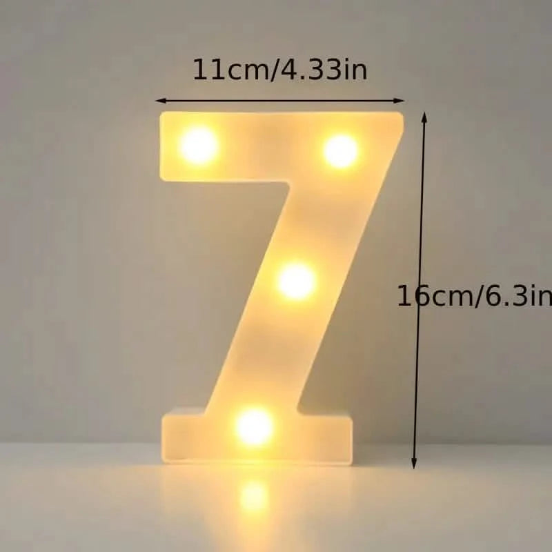 LED Alphabet Light Holiday Decor & Apparel 7 - DailySale