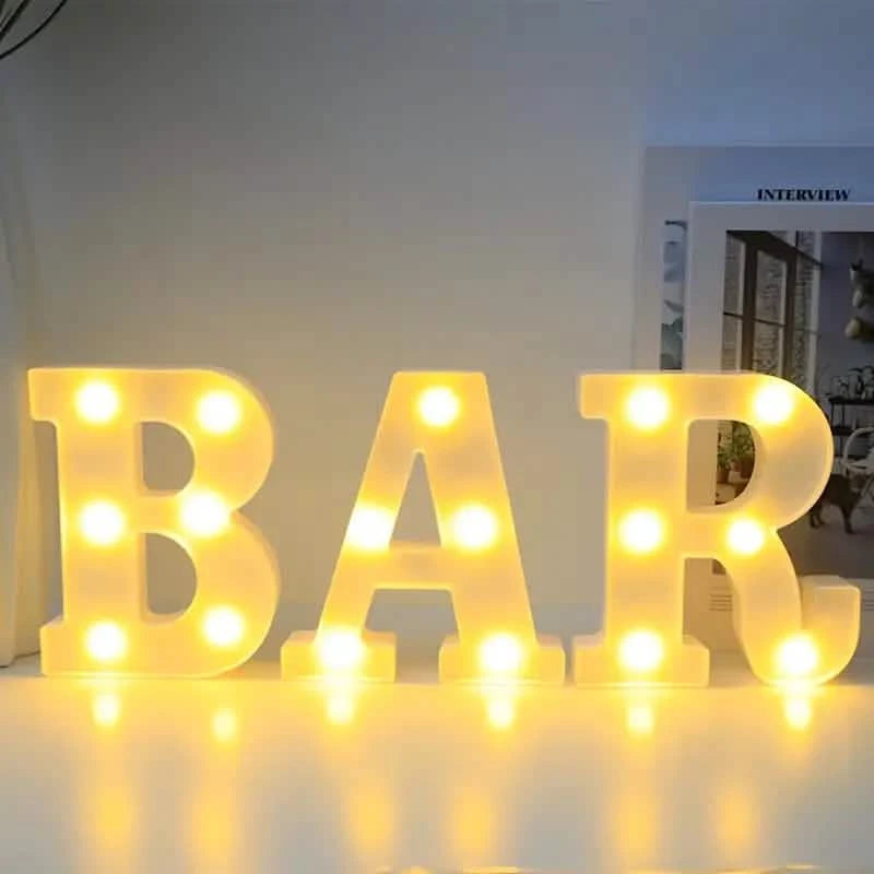 LED Alphabet Light Holiday Decor & Apparel - DailySale