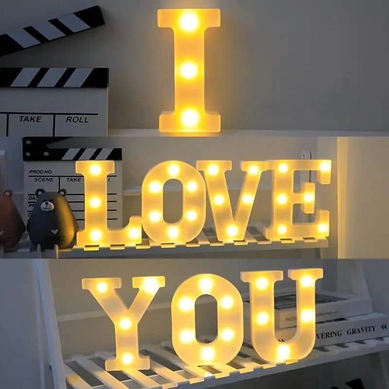 LED Alphabet Light Holiday Decor & Apparel - DailySale