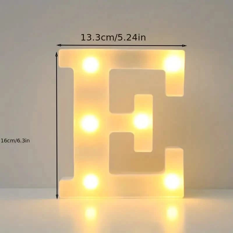 LED Alphabet Light Holiday Decor & Apparel E - DailySale