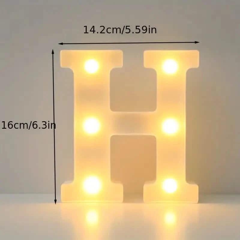 LED Alphabet Light Holiday Decor & Apparel H - DailySale