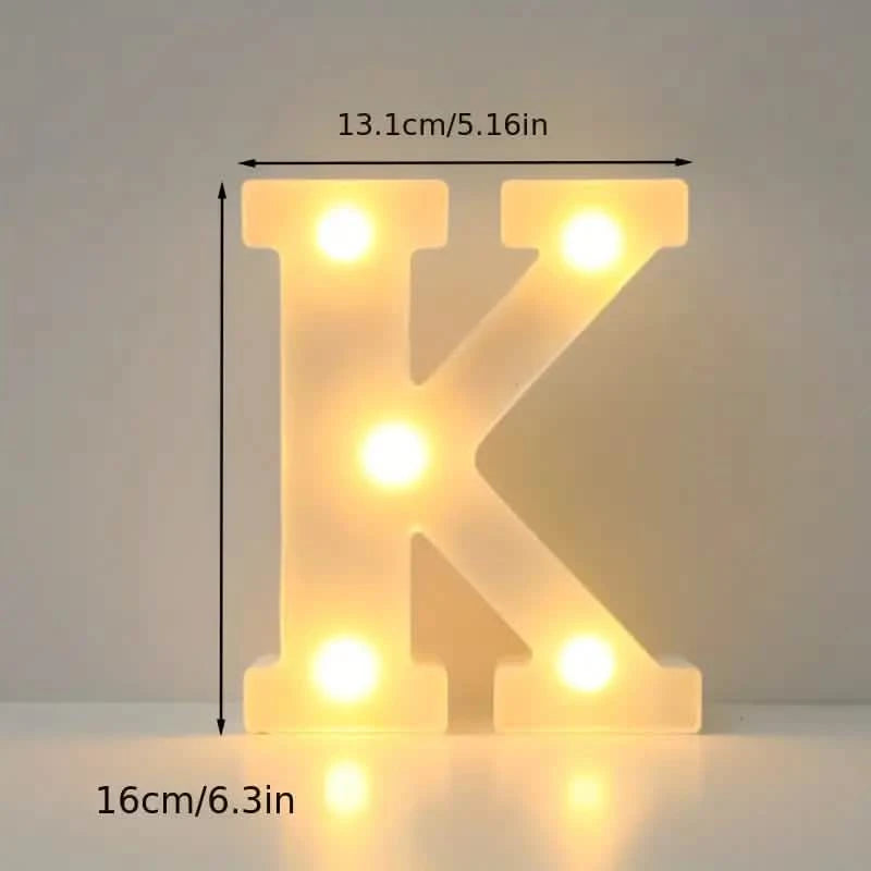 LED Alphabet Light Holiday Decor & Apparel K - DailySale