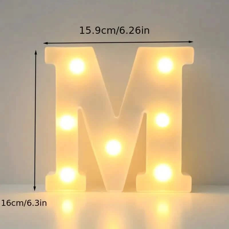 LED Alphabet Light Holiday Decor & Apparel M - DailySale