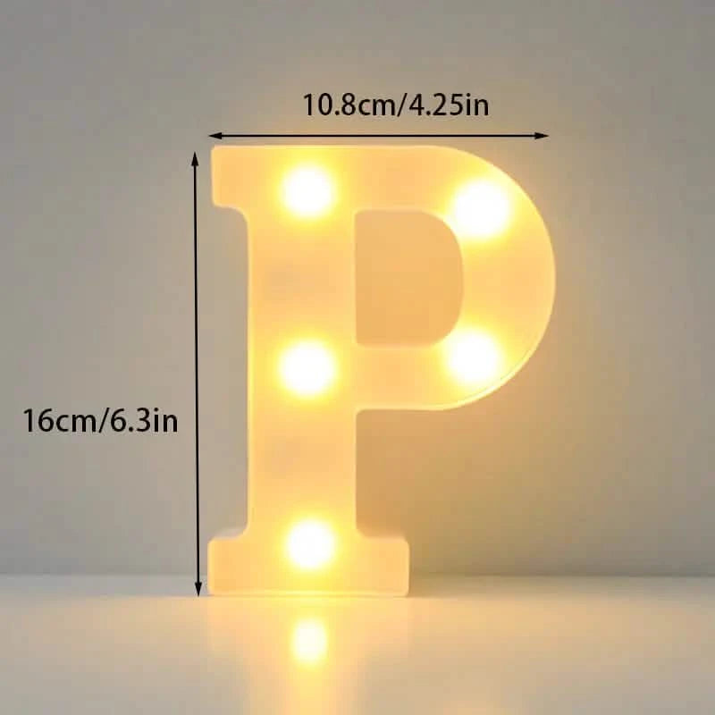 LED Alphabet Light Holiday Decor & Apparel P - DailySale