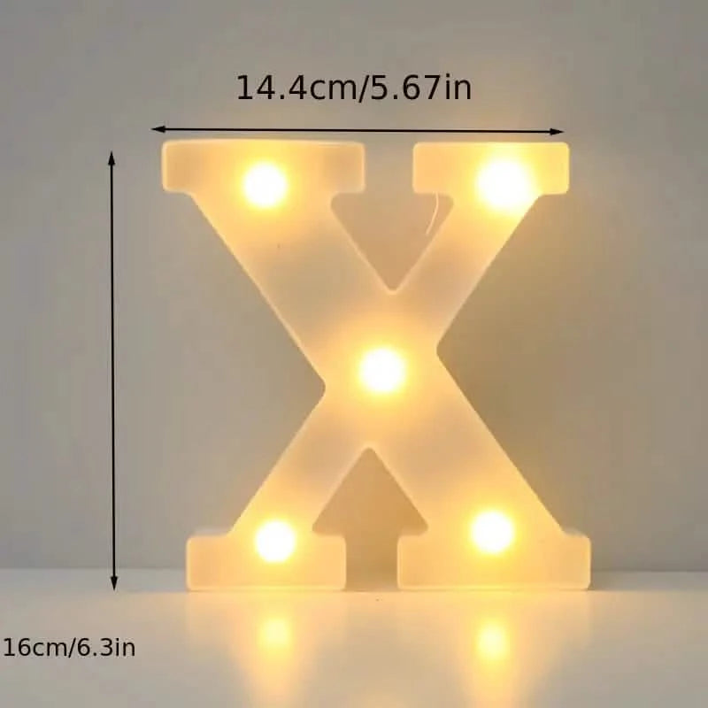 LED Alphabet Light Holiday Decor & Apparel X - DailySale