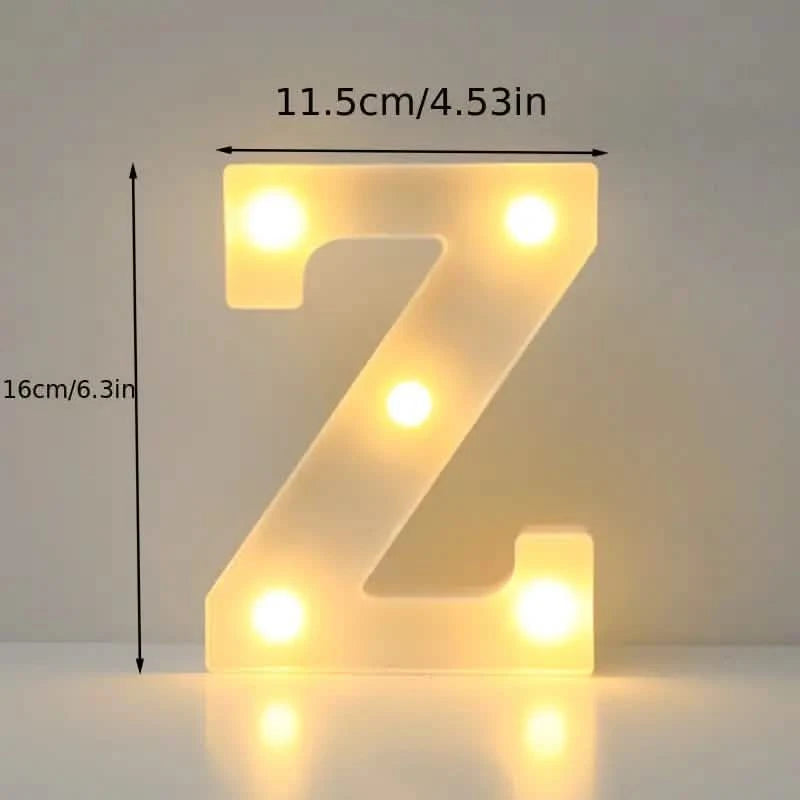 LED Alphabet Light Holiday Decor & Apparel Z - DailySale