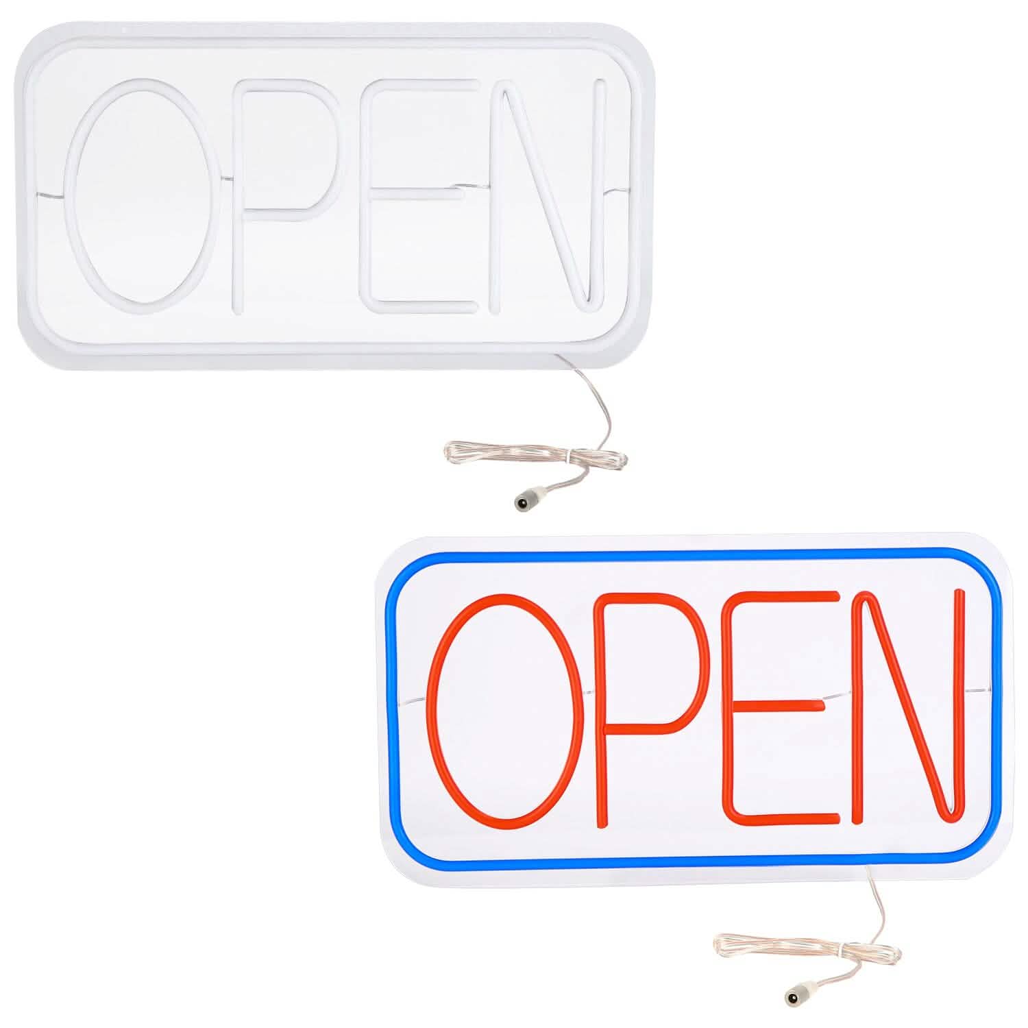 LED Open Sign Advertisement Board with 11 Levels Adjustable Brightness Indoor Lighting - DailySale