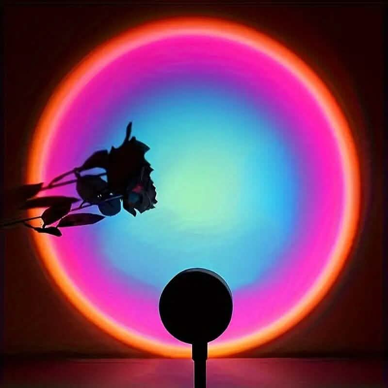 LED Projection Sunset Rainbow Lamp Indoor Lighting - DailySale