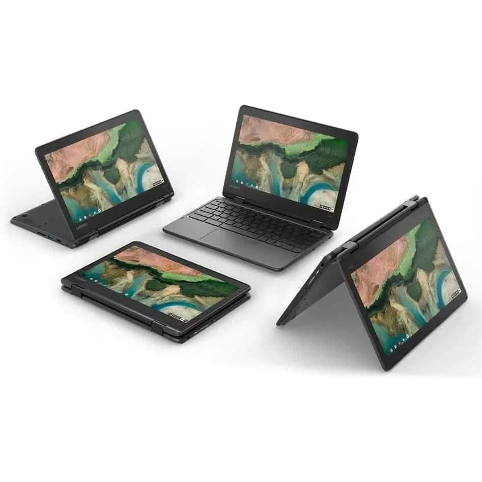 Lenovo 300e Chromebook 2nd Gen 11.6" Touchscreen 4GB RAM 32GB Flash Memory (Refurbished) Laptops - DailySale