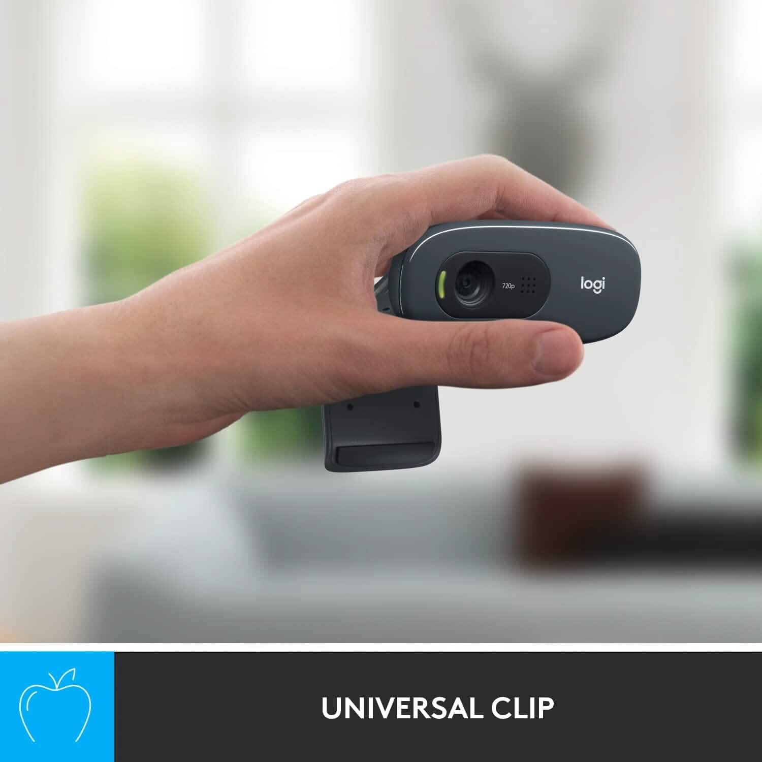 Logitech C270 HD 720P/30Fps Webcam for Education (Refurbished) Computer Accessories - DailySale