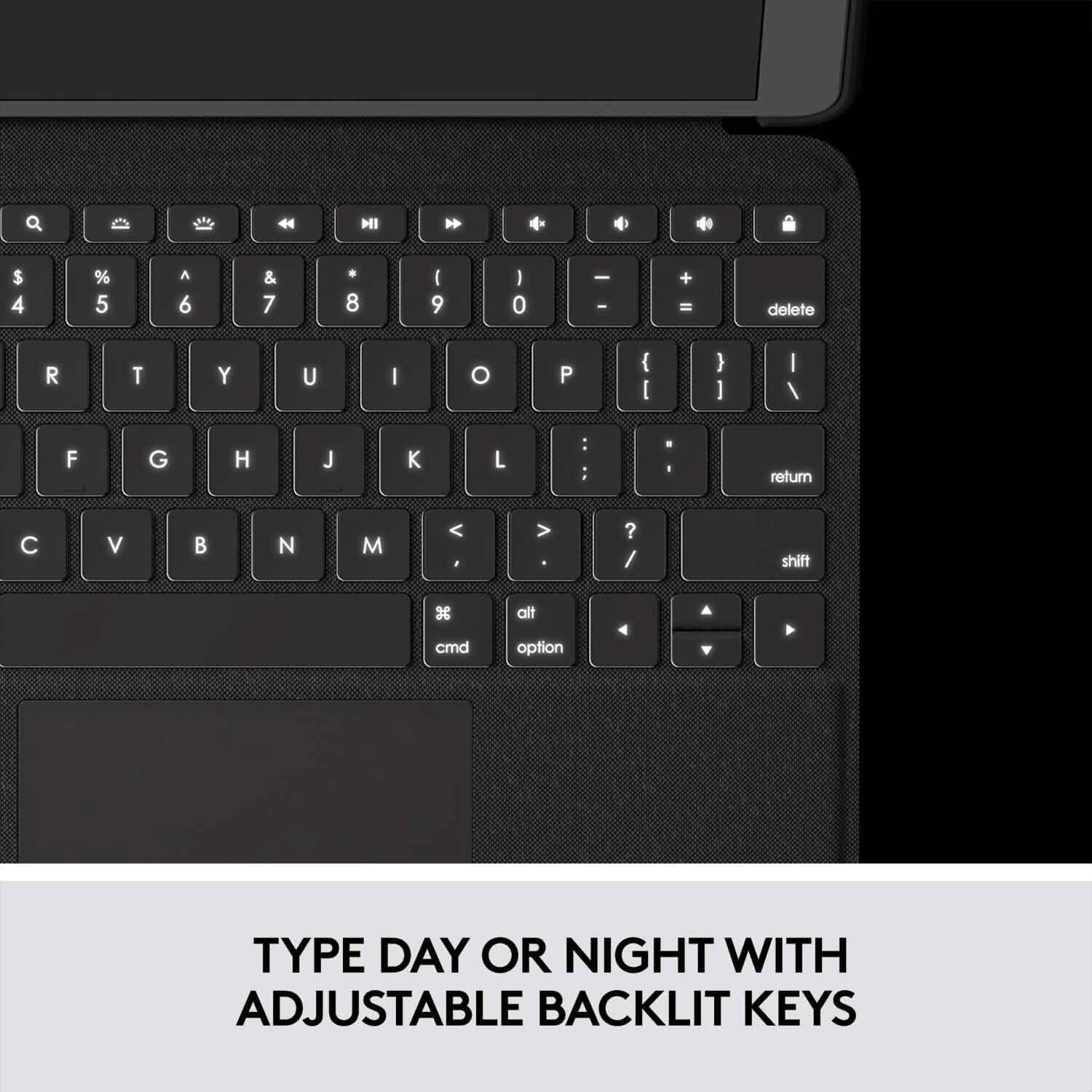 Logitech Folio Touch iPad Keyboard Case with Trackpad and Smart Connector for iPad Air (4th Generation) – Graphite Apple Exclusive Computer Accessories - DailySale