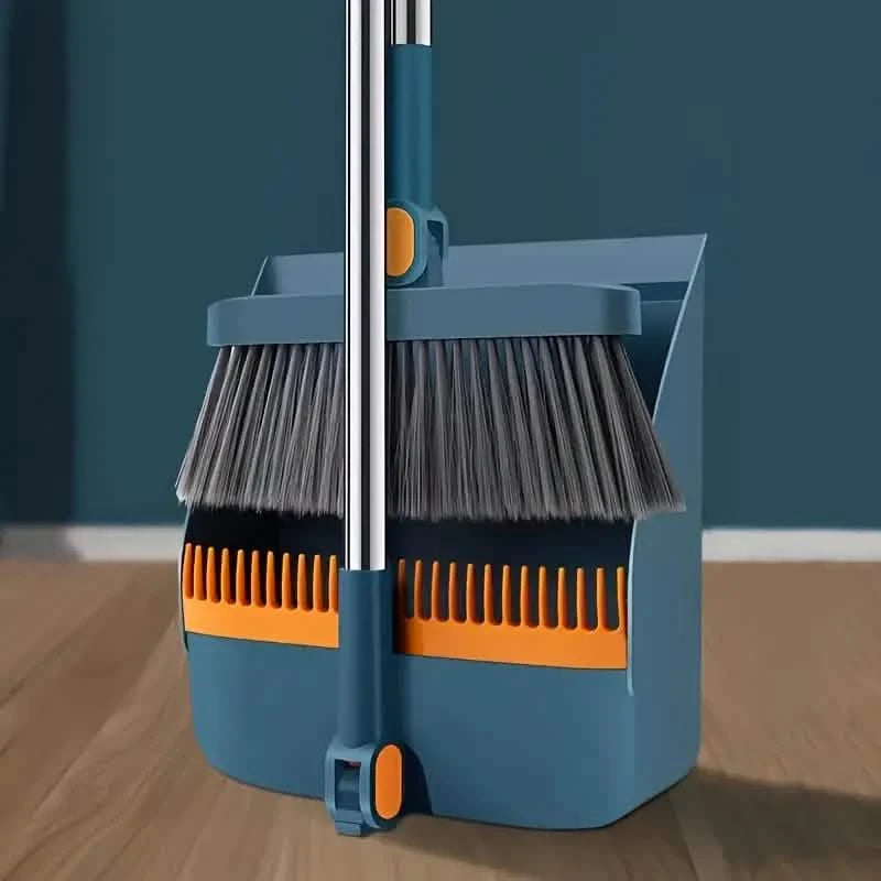Long Handle Rotating Broom and Dustpan Set with Comb Tooth Everything Else - DailySale