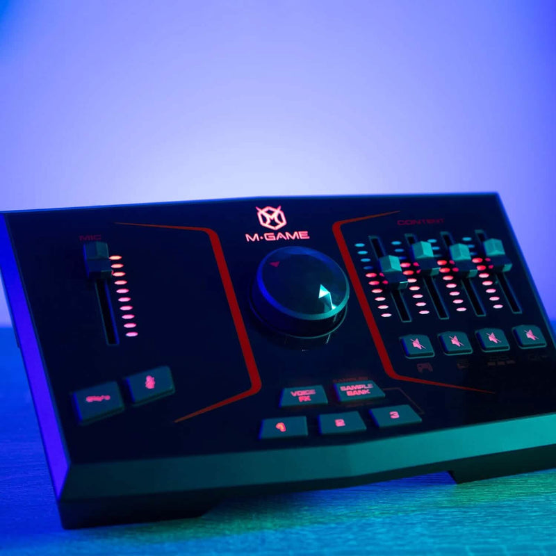 M-Game Solo USB Audio Interface Mixer for Streaming and Gaming Computer Accessories - DailySale