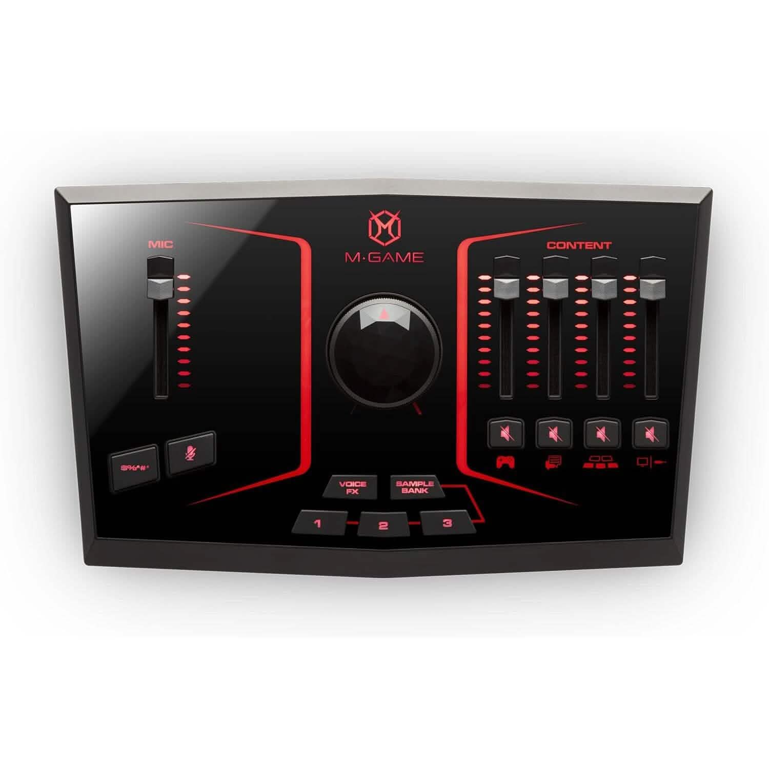 M-Game Solo USB Audio Interface Mixer for Streaming and Gaming Computer Accessories - DailySale