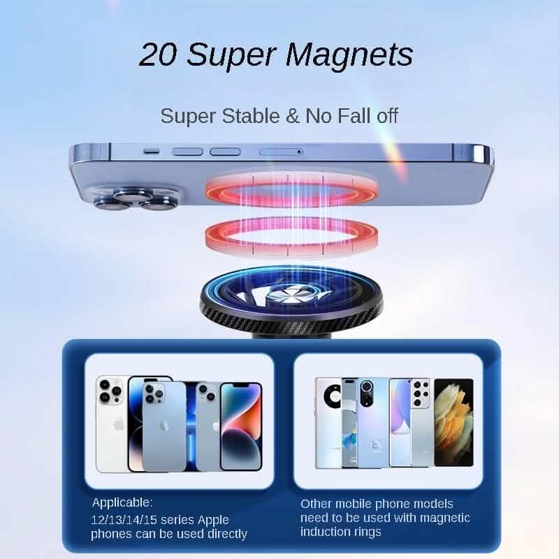 Magnetic Car Phone Holder Car Dashboard Air Vent Strong Magnetic Navigation Fixed Bracket Mobile Accessories - DailySale