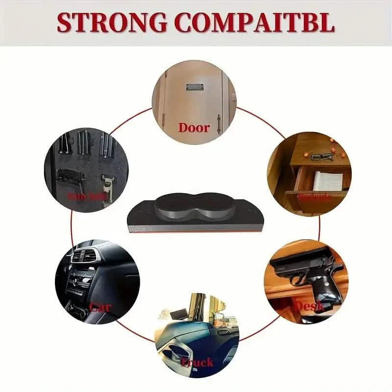 Magnetic Mount Holster with Rubber Coating Everything Else - DailySale