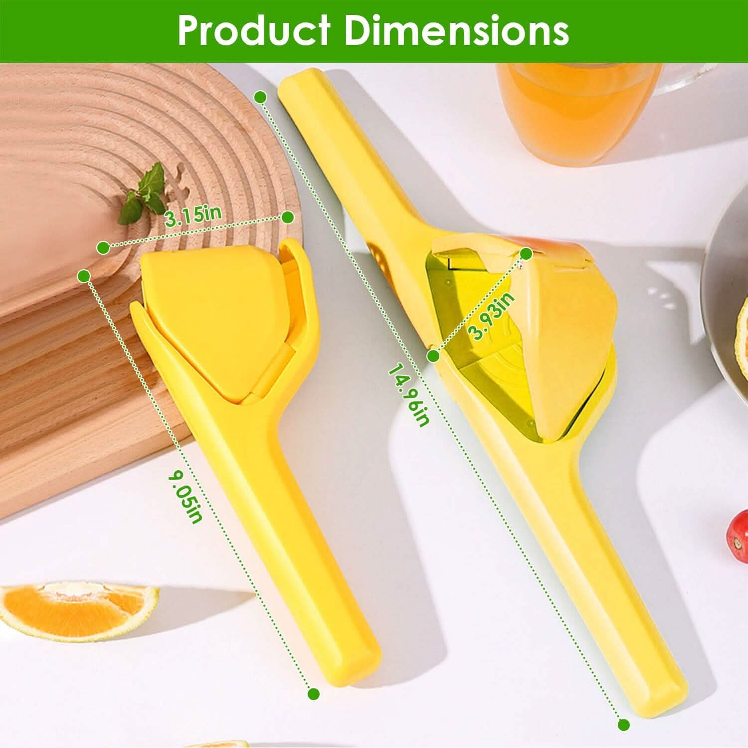 Manual Lemon Squeezer Fold Flat Design Kitchen Tools & Gadgets - DailySale