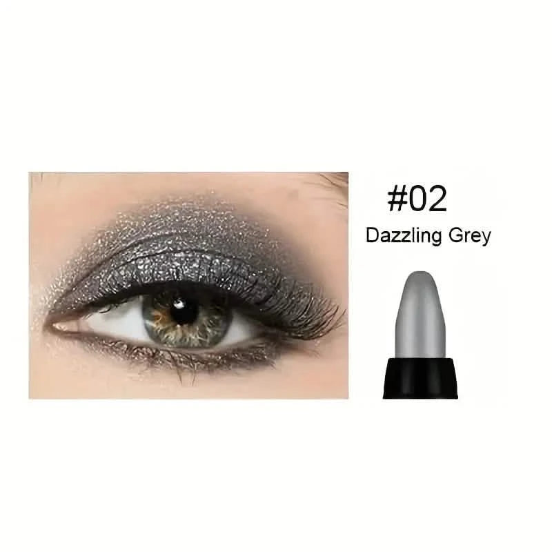 Matte Waterproof Bold Multi-Color Eyeshadow Stick Beauty & Personal Care Gray - DailySale