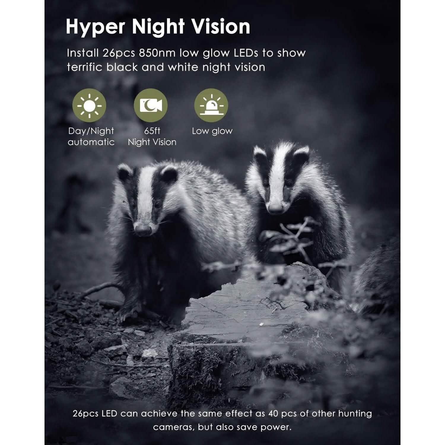 MAXDONE Trail Camera Hunting Camera Game (Refurbished) Sports & Outdoors - DailySale