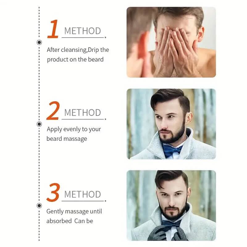 Men's Beard Care Essential Oil Serum Men's Grooming - DailySale