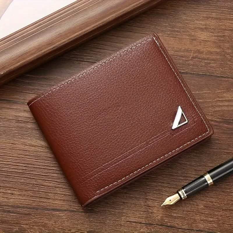 Men's Leather Wallet Men's Shoes & Accessories Brown - DailySale