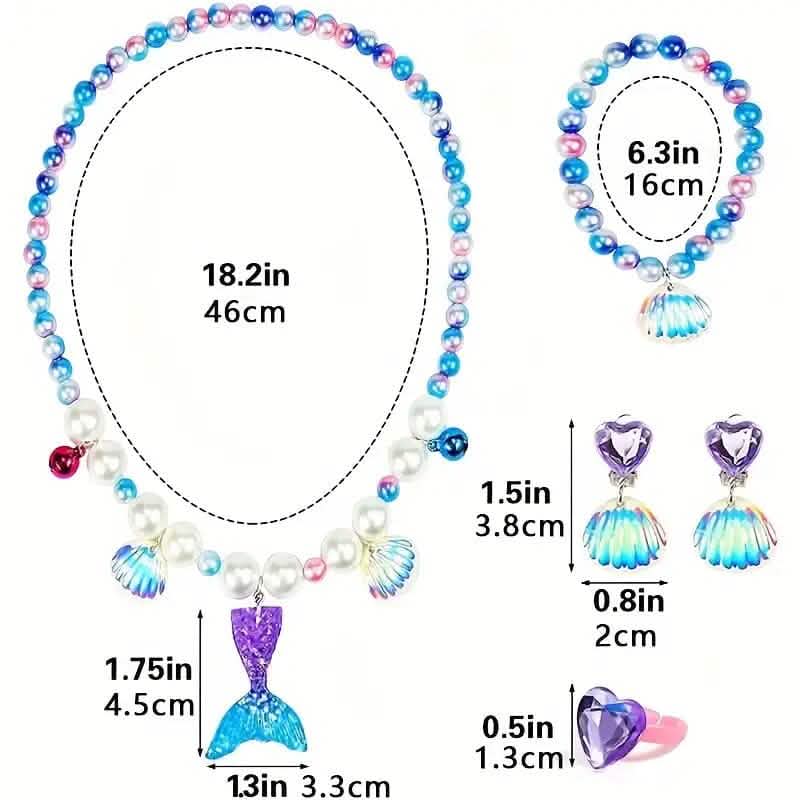 Mermaid-Themed Jewelry Set for Youngsters Kids' & Baby Clothing - DailySale
