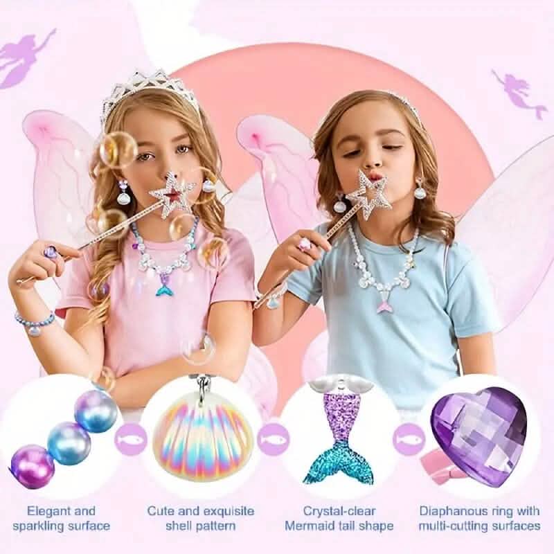 Mermaid-Themed Jewelry Set for Youngsters Kids' & Baby Clothing - DailySale