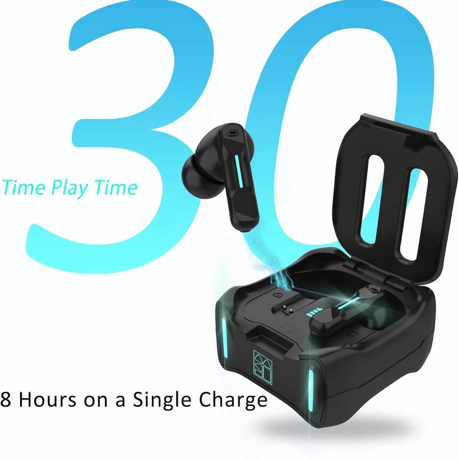 Middle Rabbit SW4 Wireless Gaming Earbuds (Refurbished) Headphones - DailySale