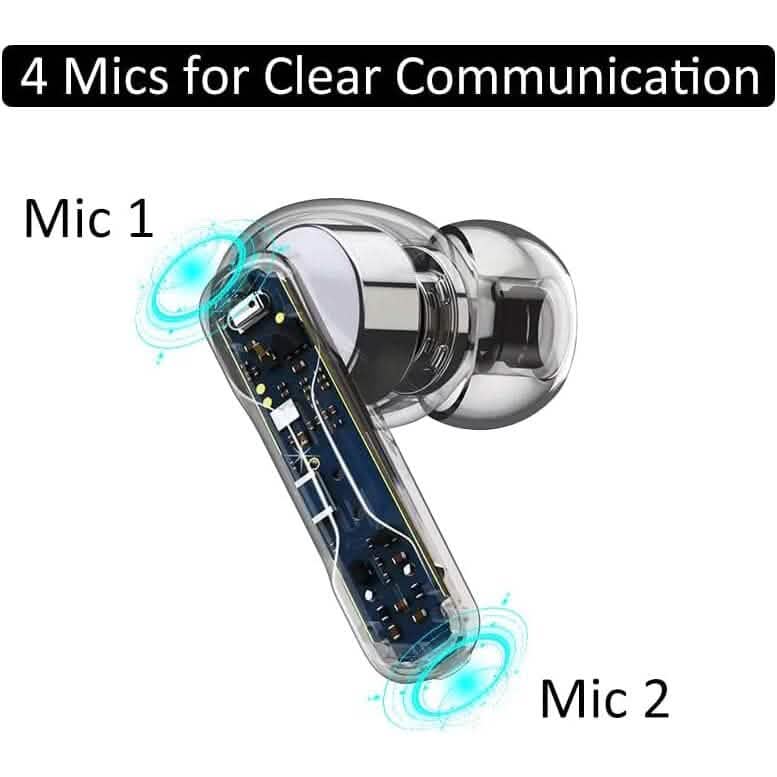 Middle Rabbit SW4 Wireless Gaming Earbuds (Refurbished) Headphones - DailySale