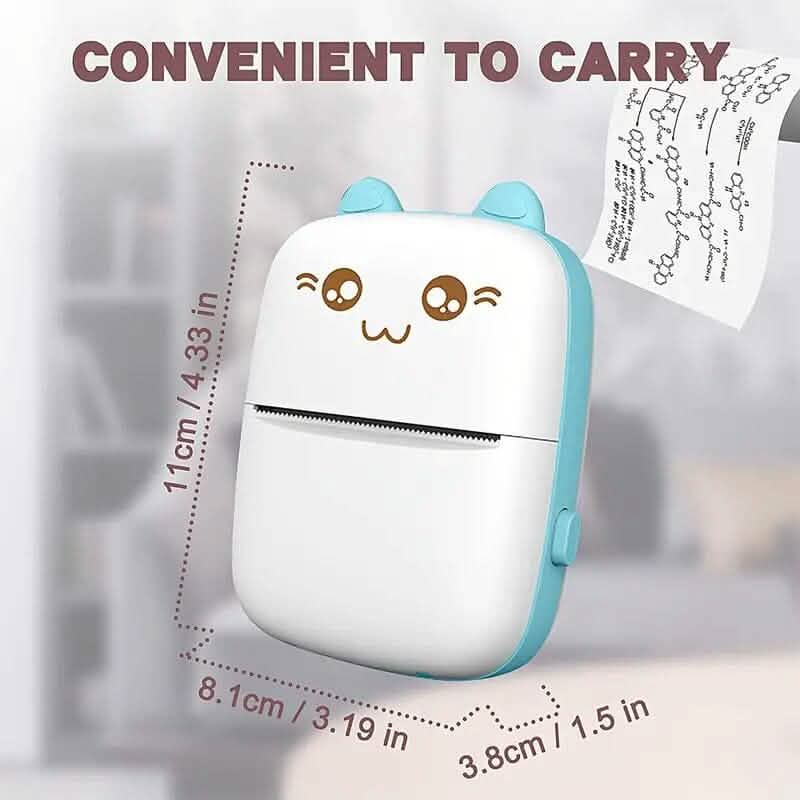 Mini Pocket Wireless BT Thermal Inkless Printer for Smartphones Mobile Accessories - DailySale