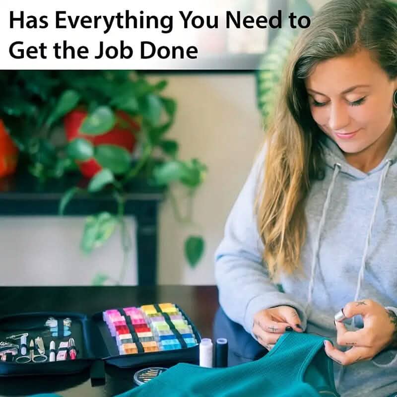 Mini Travel Sewing Kit Fabric Repair Set Arts & Crafts - DailySale