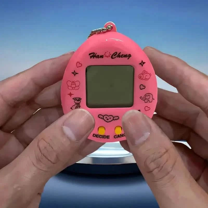 Mini Virtual Pet Game Machine, Battery-Powered Nostalgic Handheld Toy Toys & Games Pink - DailySale